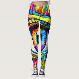 Lebhafte Kunst am Auge Leggings
