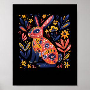 Lebhafte Kunsthandwerkskunst-Illustration eines Ka Poster