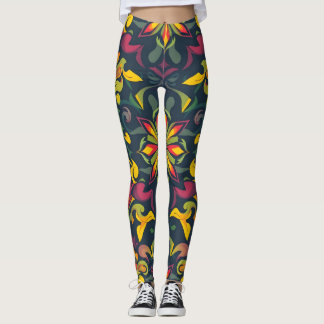 Lebhafte künstlerische Leggings Elegante Digitaldr