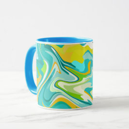 Lebhafte Meereswellen Tasse