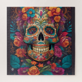 Lebhafte mexikanische Feier: Sugar Skull Art