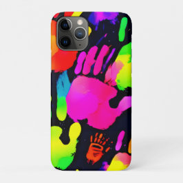 Lebhafte Neon Handprint Art Case-Mate iPhone Hülle