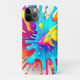 Lebhafte Neon Paint Splash Art Case-Mate iPhone Hülle