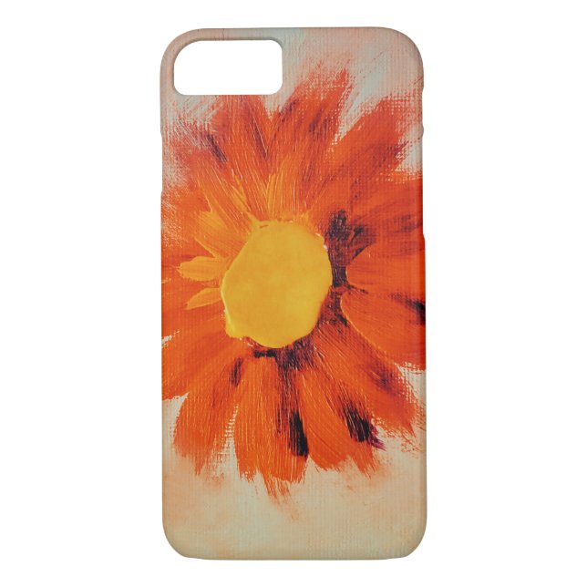 Lebhafte Orangenblume Case-Mate iPhone Hülle (Rückseite)