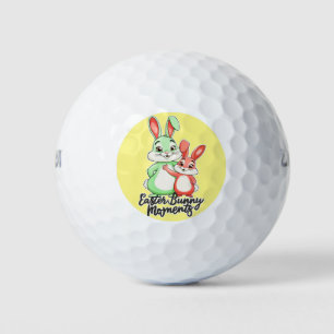 Lebhafte Ostermomente mit sonnigen Schwestern Golfball
