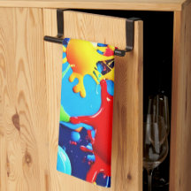 Lebhafte Paint-Spritzer: Eine fette Farbenanweisun