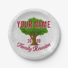 Lebhafte Personalisierte Wiedersehen Pappteller