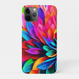 Lebhafte Rainbow-Blume Abstrakt Case-Mate iPhone Hülle