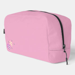 Lebhafte rosa Bee-uty-Tasche mit Honeycomb-Design Waschbeutel