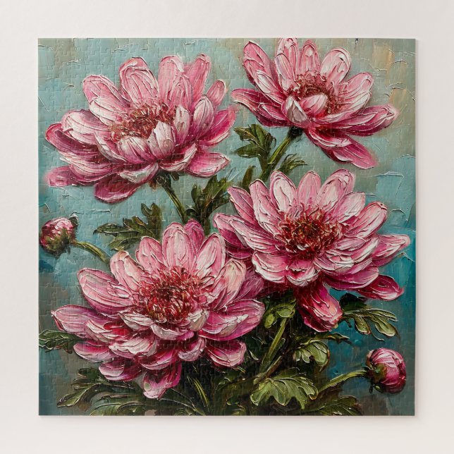 Lebhafte rosa Chrysanthemum-Blume (Vertikal)