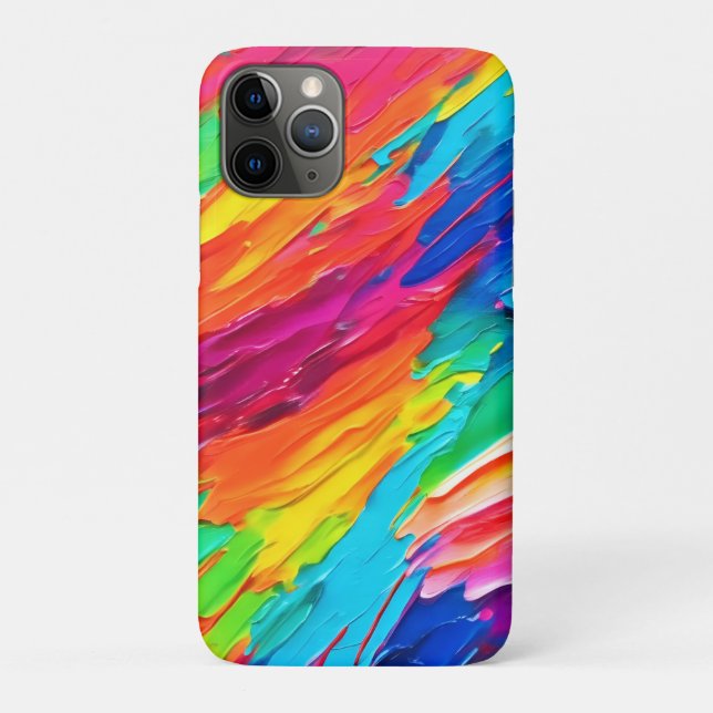 Lebhafte Schlaganfälle der Freude Case-Mate iPhone Hülle (Rückseite)