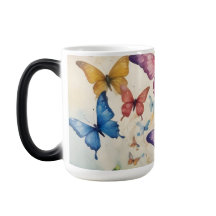 Lebhafte Schmetterlingsfliege-Tasse: Fügen Sie ein