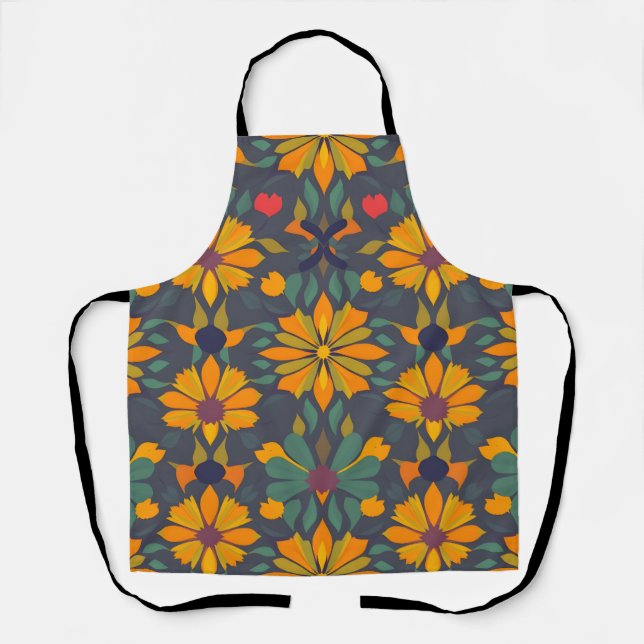 Lebhafte Schürze - Nahtloses Design (Vorderseite)