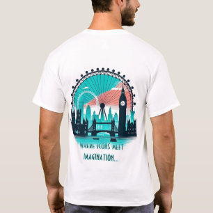 Lebhafte Silhouetten: Eine moderne Hommage an Lond T-Shirt