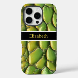 Lebhafte Snakeskinmuster im Sonnenlicht iPhone 16 Pro Hülle