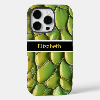 Lebhafte Snakeskinmuster im Sonnenlicht iPhone 16 Pro Hülle