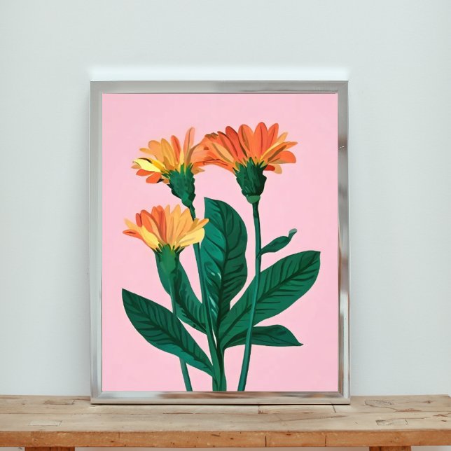 Lebhafte Sommerblüten Fotodruck (Von Creator hochgeladen)