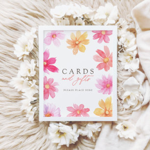 Lebhafte Sommerkarten & Geschenke Kinderduschsigna Poster