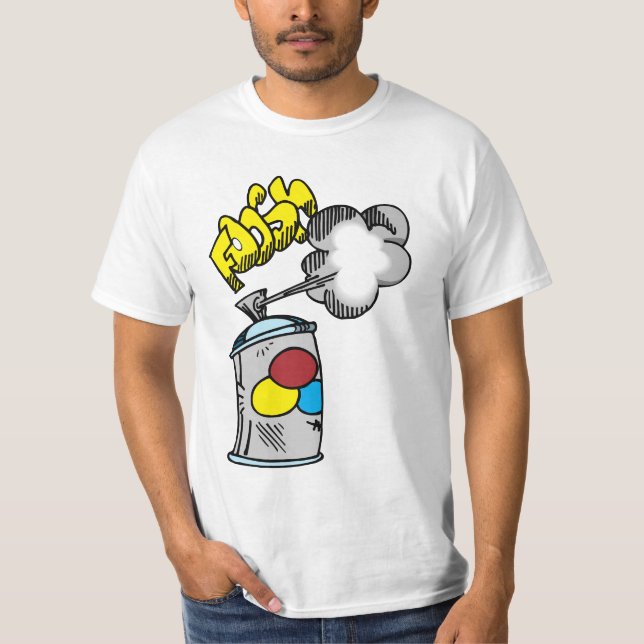 "Lebhafte Spray Paint für kreative Projekte und Ku T-Shirt (Vorderseite)