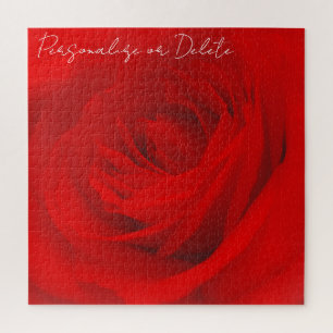 Lebhafte tiefe Rote Rose Romantischer Chic Feminin
