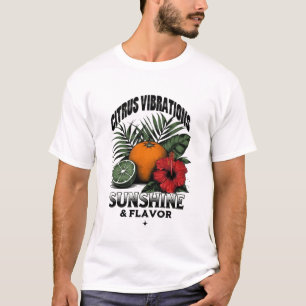 Lebhafte tropische Früchte Männer-T - Shirt