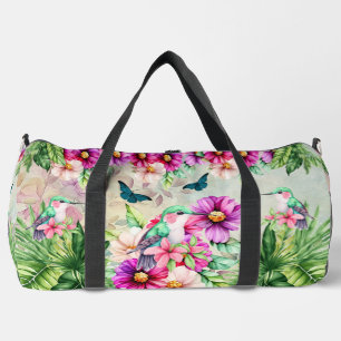 Lebhafte tropische Vögel Duffle Bag