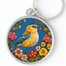 Lebhafte und detaillierte Abbildung eines Vogels