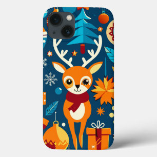 Lebhafte und farbenfrohe Weihnachtsmuster Case-Mate iPhone Hülle