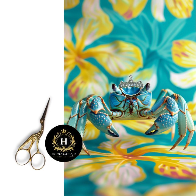 Lebhafte Vintage Blumenkrebse Seidenpapier (Von Creator hochgeladen)