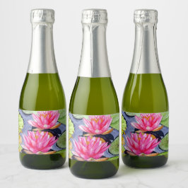 Lebhafte Wasserläufe am ruhigen Teich