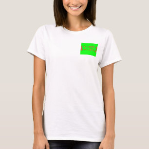 Lebhafte Weihnachtsfreude Frohe Weihnachten Limett T-Shirt