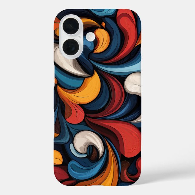 Lebhafte Weinberge iPhone 16 Hülle (Rückseite)