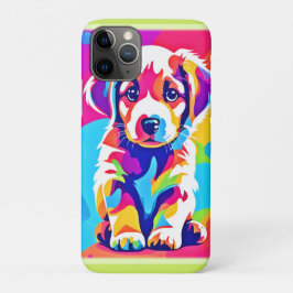 Lebhafte Welpenkunst Case-Mate iPhone Hülle