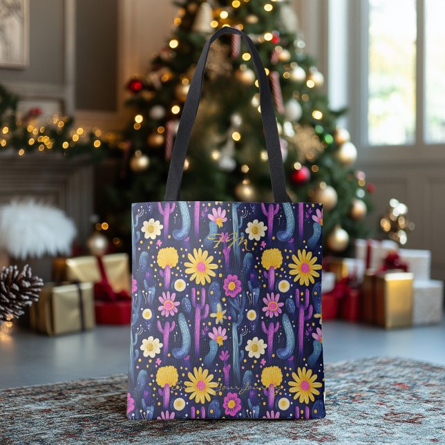 Lebhafte Wüste Bloom Wellness Tote Tasche (Von Creator hochgeladen)