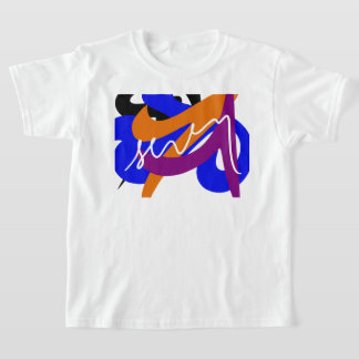 Lebhafter Abstrakter Fluss T-Shirt