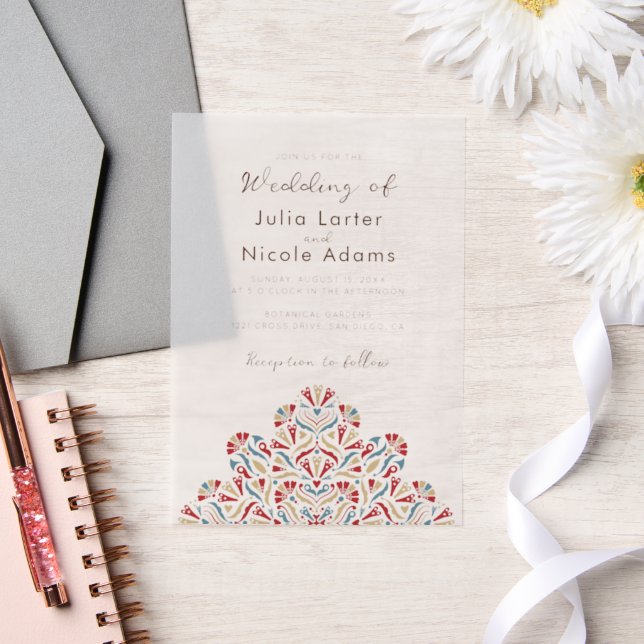 Lebhafter Blumenduft Delight Mandala Wedding (Hochzeit)