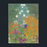 Lebhafter Blumengarten - Gustav Klimt Feiertagspostkarte<br><div class="desc">Fügen Sie Ihrer Korrespondenz eine Touch zeitloser Eleganz mit dieser Gustav Klimt Flower Garden Postcard hinzu. Diese Postkarte zeigt Klimts lebendiges Jugendstil-Meisterwerk, mit üppigen Blumenmustern und aufwändigen Details, die die Schönheit und Harmonie eines blühenden Gartens erfassen. Diese Postkarte ist ideal für das Versenden von herzlichen Botschaften, das Sammeln von Kunstdenkmälern...</div>