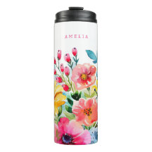 Lebhafter Blumengarten