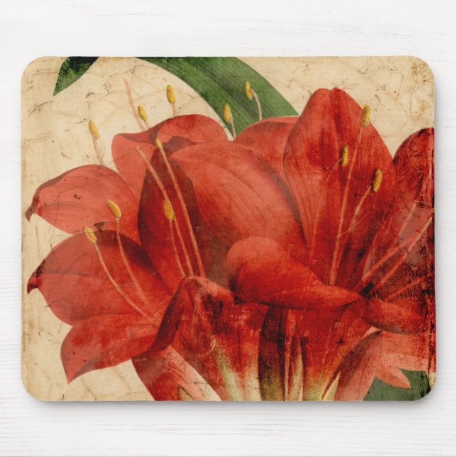 Lebhafter Blumenstrauß VIII Mousepad (Vorne)