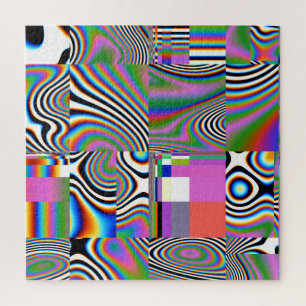 Lebhafter digitaler Abstrakt geometrischer Hinterg