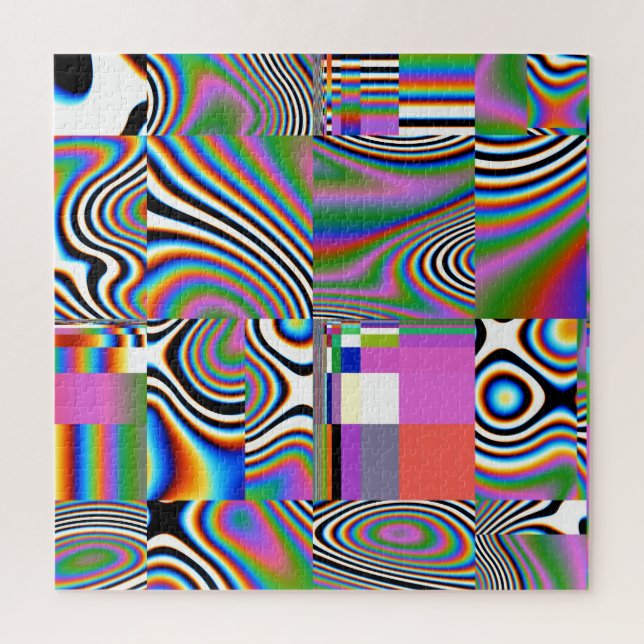 Lebhafter digitaler Abstrakt geometrischer Hinterg (Vertikal)