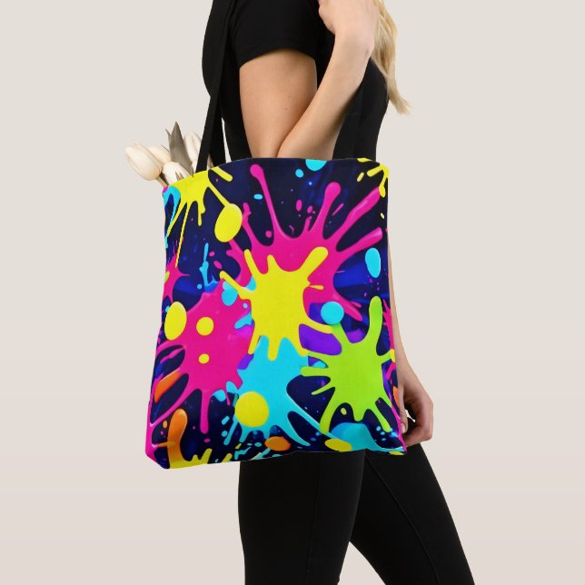 Lebhafter Farbschlag Tasche (Von Nahem)