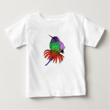 Lebhafter Fluffy Baby Hummingbird