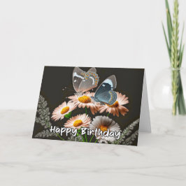 Lebhafter Geburtstag des Schmetterlings Karte