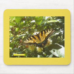 Lebhafter Gelber Monarch Mousepad