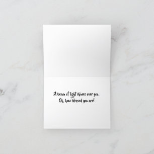 Lebhafter Geldtree-Ray der Lichtkarte Dankeskarte