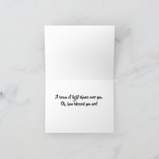 Lebhafter Geldtree-Ray der Lichtkarte Dankeskarte