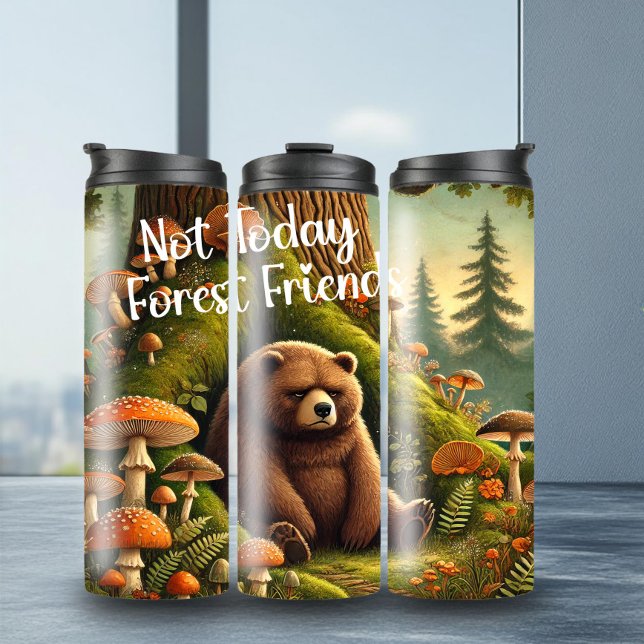 Lebhafter Grumpy Bear Tumbler Thermosbecher (Von Creator hochgeladen)