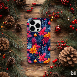 Lebhafter Holiday Cheer - Festivals Florals Orname Case-Mate iPhone 14 Pro Hülle