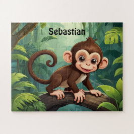 Lebhafter Jungle-Affe Personalisiert